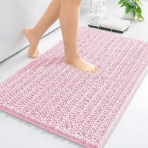 Tapete de banheiro Mat Arotive Luxury Chenille Extra Soft Pink