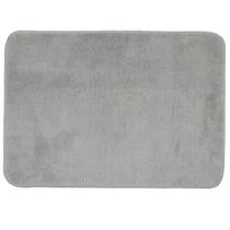 Tapete de Banheiro Poliester Base Antiderrapante Vizapi Madam 50x70cm Silver Tapete de Banheiro Poliester Base Antiderrapante Vizapi Madam 50x70cm Silver