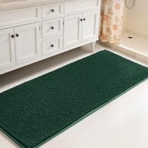 Tapete de banheiro SUBRTEX Chenille Bath 24x60cm Absorvente de Água Tapete de banheiro SUBRTEX Chenille Bath 24x60cm Absorvente de Água