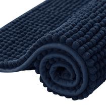 Tapete de banheiro SUBRTEX Chenille Bath 50x80cm Azul marinho Tapete de banheiro SUBRTEX Chenille Bath 50x80cm Azul marinho