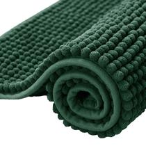 Tapete de banheiro subrtex Chenille Bath Mat 40x60cm Celadon Tapete de banheiro subrtex Chenille Bath Mat 40x60cm Celadon