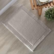 Tapete de Banheiro Suez 100% Algodão 50x80cm Fendi Kacyumara Tapete de Banheiro Suez 100% Algodão 50x80cm Fendi Kacyumara