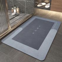 Tapete de Banheiro Super Absorvente Antiderrapante Secagem Rápida Chuveiro Cozinha Varanda 60x40cm Modelo Quadrado Tapete de Banheiro Super Absorvente Antiderrapante Secagem Rápida Chuveiro Cozinha Varanda 60x40cm Modelo Quadrado