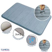 Tapete de Banheiro Super Soft 60x40cm Cinza - Camesa
