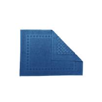 Tapete de Banheiro Toalha de Piso Antiderrapante Azul 50x65cm - OLINDA