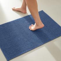 Tapete de banheiro TYUU, antiderrapante, lavável, superabsorvente, azul marinho Tapete de banheiro TYUU, antiderrapante, lavável, superabsorvente, azul marinho
