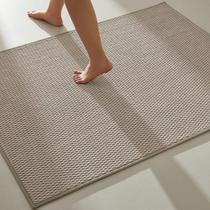 Tapete de banheiro TYUU Large Antiderrapante Lavável Bege 90x120cm Tapete de banheiro TYUU Large Antiderrapante Lavável Bege 90x120cm