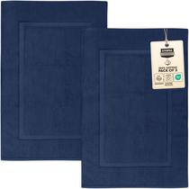 Tapete de Banheiro Utopia Towels 2 Unidades 53x86 cm Algodão Marinho Tapete de Banheiro Utopia Towels 2 Unidades 53x86 cm Algodão Marinho