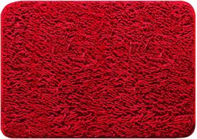 Tapete de banheiro vermelho comfort microfibra 40X60 cm - Jolitex