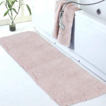 Tapete de banheiro Walensee Large Dusty Pink 60x150cm Microfibra