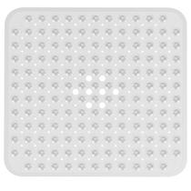 Tapete de banho AmazerBath Non Slip 53x53cm com ventosas transparentes Tapete de banho AmazerBath Non Slip 53x53cm com ventosas transparentes