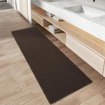 Tapete de banho AMOAMI Waffle Runner, superabsorvente, antiderrapante Tapete de banho AMOAMI Waffle Runner, superabsorvente, antiderrapante