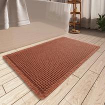 Tapete de banho AMOAMI Waffle Super Absorvente Antiderrapante 60x90cm Tapete de banho AMOAMI Waffle Super Absorvente Antiderrapante 60x90cm