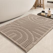 Tapete de banho AMOAMI Waffle superabsorvente antiderrapante marrom 50x80cm Tapete de banho AMOAMI Waffle superabsorvente antiderrapante marrom 50x80cm