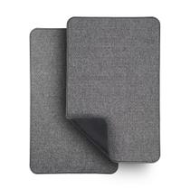 Tapete de banho Bosap Ultra Thin Rubber cinza escuro 43x69cm (pacote com 2) Tapete de banho Bosap Ultra Thin Rubber cinza escuro 43x69cm (pacote com 2)