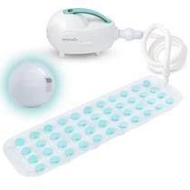 Tapete de banho Bubble SereneLife Portable Spa com luz LED e travesseiro