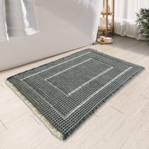 Tapete de banho BULULOM Boho Waffle Tapete de banho absorvente 45x75cm Tapete de banho BULULOM Boho Waffle Tapete de banho absorvente 45x75cm