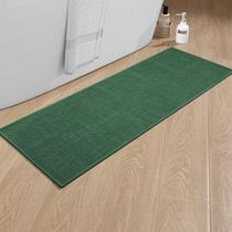 Tapete de banho chakme Ultra Thin Antiderrapante 120x43cm verde
