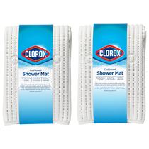 Tapete de banho Clorox Cushioned Duck Brand 21x21cm branco, pacote com 2