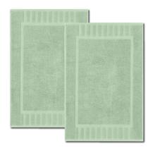 Tapete de banho, conjunto de toalhas de chão, branco, clássico, luxuoso, algodão verde Tapete de banho, conjunto de toalhas de chão, branco, clássico, luxuoso, algodão verde