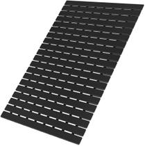 Tapete de banho de banheira MBOSS antiderrapante para banheiro (preto)