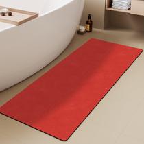 Tapete de banho de Natal, tapetes de banheiro vermelhos, antiderrapante, lavável, fino e absorvente, serve para o tapete de banheiro embaixo da porta, perfeito para banheira, chuveiro ou pia, 24" x 70" vermelho Tapete de banho de Natal, tapetes de banheiro vermelhos, antiderrapante, lavável, fino e absorvente, serve para o tapete de banheiro embaixo da porta, perfeito para banheira, chuveiro ou pia, 24" x 70" vermelho