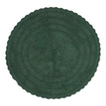Tapete de banho DII Crochet Collection reversível redondo 70cm verde Tapete de banho DII Crochet Collection reversível redondo 70cm verde