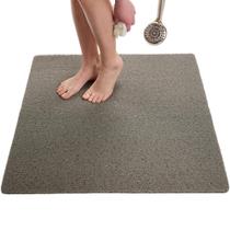 Tapete de banho ENKOSI Loofah Square 31x31cm, antiderrapante, cinza Tapete de banho ENKOSI Loofah Square 31x31cm, antiderrapante, cinza