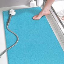 Tapete de banho godehone Non Slip Loofah 40x92cm azul turquesa