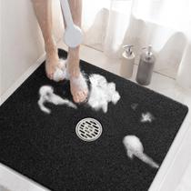 Tapete de banho HITSLAM Tapete de banho antiderrapante quadrado 60x60cm preto Tapete de banho HITSLAM Tapete de banho antiderrapante quadrado 60x60cm preto