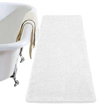 Tapete de Banho LOCHAS Luxury Shaggy - 60x180cm - Branco e Absorvente Tapete de Banho LOCHAS Luxury Shaggy - 60x180cm - Branco e Absorvente