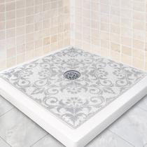 Tapete de banho Mavicen Square Non Slip 80x80cm PVC Loofah Tapete de banho Mavicen Square Non Slip 80x80cm PVC Loofah