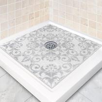 Tapete de banho Mavicen Square Non Slip PVC Loofah 60x60cm