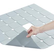 Tapete de banho MeiMeide Non Slip Silicone Soft 60x60cm cinza Tapete de banho MeiMeide Non Slip Silicone Soft 60x60cm cinza