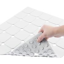 Tapete de banho MeiMeide Silicone antiderrapante 53x53cm branco Tapete de banho MeiMeide Silicone antiderrapante 53x53cm branco
