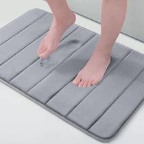 Tapete de banho Memory Foam Buganda 60x40cm Tapete de banheiro antiderrapante