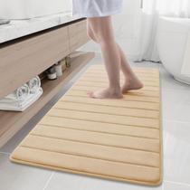 Tapete de banho Memory Foam Buganda Gold 150 x 60 cm antiderrapante Tapete de banho Memory Foam Buganda Gold 150 x 60 cm antiderrapante