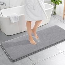 Tapete de banho Memory Foam OLANLY Thick 150x50cm cinza
