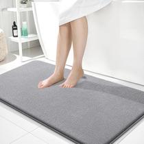 Tapete de banho Memory Foam OLANLY Thick 44x24cm cinza