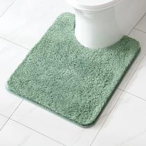 Tapete de banho MIULEE Microfiber em forma de U Contour 50x60cm Sage Green