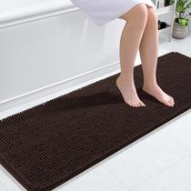 Tapete de banho OLANLY Chenille Extra Macio Absorvente 150x50cm Marrom Tapete de banho OLANLY Chenille Extra Macio Absorvente 150x50cm Marrom