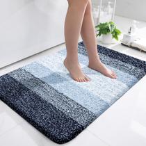 Tapete de banho OLANLY Extra Soft Absorvente Microfibra 90x60cm Navy