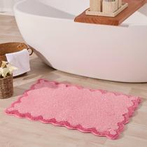 Tapete de banho ORTIGIA Cute Pink Scalopped Microfiber 50x80cm