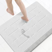 Tapete de banho OTHWAY Large Stone 80x50cm Diatomaceous Earth White Tapete de banho OTHWAY Large Stone 80x50cm Diatomaceous Earth White