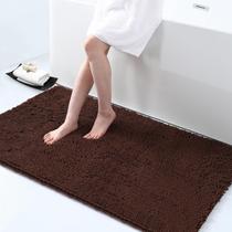Tapete de banho Smiry Luxury Chenille Extra Soft Absorvente Marrom 120x60cm