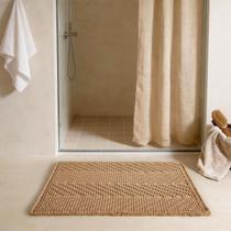 Tapete de banho Sunfly Boho Herringbone Waffle 60x90cm Khaki Tapete de banho Sunfly Boho Herringbone Waffle 60x90cm Khaki