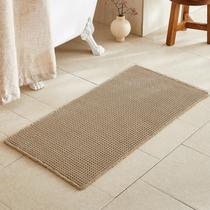 Tapete de banho TYUU Waffle Khaki 48x24cm, antiderrapante, superabsorvente Tapete de banho TYUU Waffle Khaki 48x24cm, antiderrapante, superabsorvente