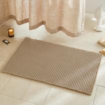 Tapete de banho TYUU Waffle Khaki 90x60cm, antiderrapante, lavável Tapete de banho TYUU Waffle Khaki 90x60cm, antiderrapante, lavável