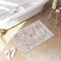 Tapete de banho Uphome Boho Distressed Farmhouse Blush Pink 45x65cm Tapete de banho Uphome Boho Distressed Farmhouse Blush Pink 45x65cm