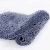 Tapete de banho Walensee antiderrapante absorvente de água azul 40x60cm Tapete de banho Walensee antiderrapante absorvente de água azul 40x60cm